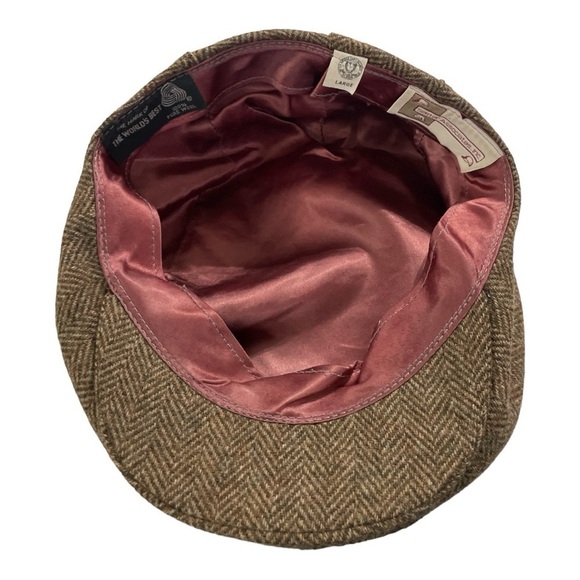 Vintage Men’s Wool Brown Tweed Driver Cap by Seifter Associates - L - Picture 6 of 11